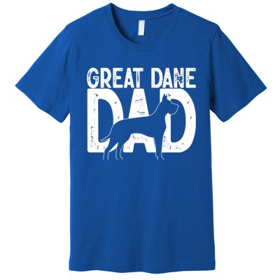 Cute Great Dane Dog Dad Puppy Lover Father Cute Gift Premium T-Shirt