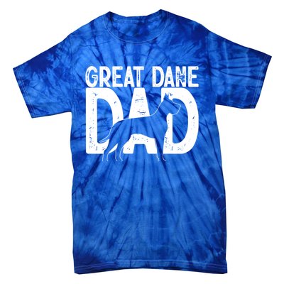 Cute Great Dane Dog Dad Puppy Lover Father Cute Gift Tie-Dye T-Shirt