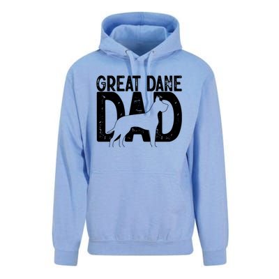 Cute Great Dane Dog Dad Puppy Lover Father Cute Gift Unisex Surf Hoodie