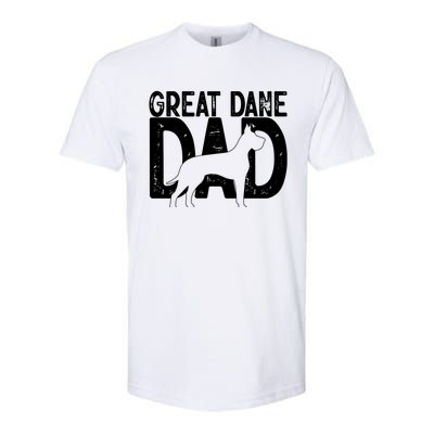 Cute Great Dane Dog Dad Puppy Lover Father Cute Gift Softstyle CVC T-Shirt