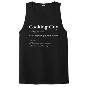 Cooking Guy Definition Funny Boy Cooking Gift Cook PosiCharge Competitor Tank