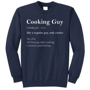 Cooking Guy Definition Funny Boy Cooking Gift Cook Sweatshirt