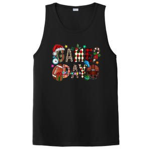 Christmas Game Day Football Lover Xmas Holiday Gift PosiCharge Competitor Tank