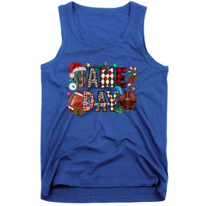 Christmas Game Day Football Lover Xmas Holiday Gift Tank Top