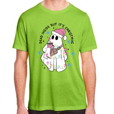 Cute Ghost Dead Inside But ItS Christmas Coffee Lovers Great Gift Adult ChromaSoft Performance T-Shirt