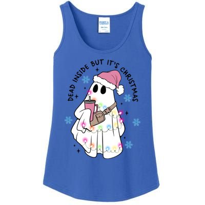 Cute Ghost Dead Inside But ItS Christmas Coffee Lovers Great Gift Ladies Essential Tank