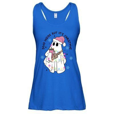 Cute Ghost Dead Inside But ItS Christmas Coffee Lovers Great Gift Ladies Essential Flowy Tank