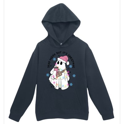 Cute Ghost Dead Inside But ItS Christmas Coffee Lovers Great Gift Urban Pullover Hoodie