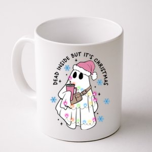 Cute Ghost Dead Inside But ItS Christmas Coffee Lovers Great Gift Coffee Mug