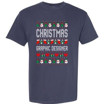 Christmas Graphic Designer Ugly Christmas Garment-Dyed Heavyweight T-Shirt