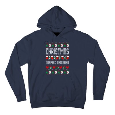 Christmas Graphic Designer Ugly Christmas Hoodie