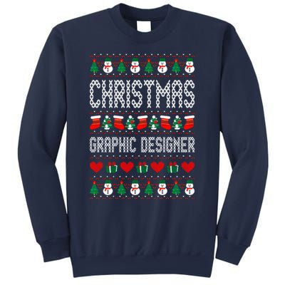 Christmas Graphic Designer Ugly Christmas Sweatshirt