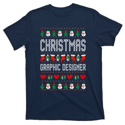 Christmas Graphic Designer Ugly Christmas T-Shirt