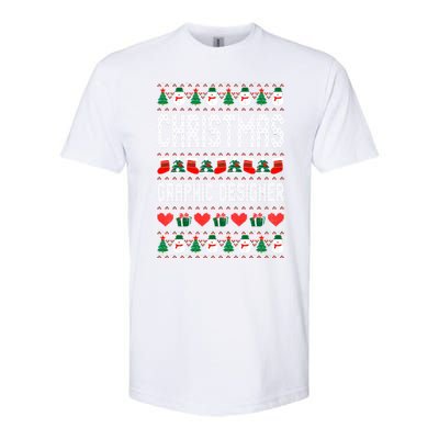 Christmas Graphic Designer Ugly Christmas Softstyle CVC T-Shirt