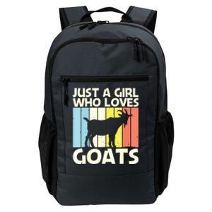 Cool Goat Design For Girl Women Goat Farmer Farming Lovers Daily Commute Backpack