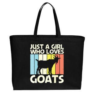 Cool Goat Design For Girl Women Goat Farmer Farming Lovers Cotton Canvas Jumbo Tote