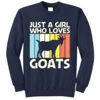 Cool Goat Design For Girl Women Goat Farmer Farming Lovers Sweatshirt