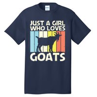 Cool Goat Design For Girl Women Goat Farmer Farming Lovers Tall T-Shirt