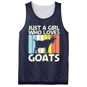 Cool Goat Design For Girl Women Goat Farmer Farming Lovers Mesh Reversible Basketball Jersey Tank