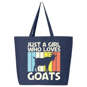 Cool Goat Design For Girl Women Goat Farmer Farming Lovers 25L Jumbo Tote