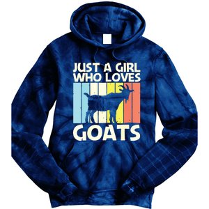 Cool Goat Design For Girl Women Goat Farmer Farming Lovers Tie Dye Hoodie