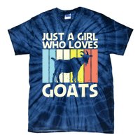 Cool Goat Design For Girl Women Goat Farmer Farming Lovers Tie-Dye T-Shirt