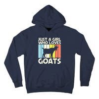 Cool Goat Design For Girl Women Goat Farmer Farming Lovers Tall Hoodie