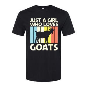 Cool Goat Design For Girl Women Goat Farmer Farming Lovers Softstyle CVC T-Shirt