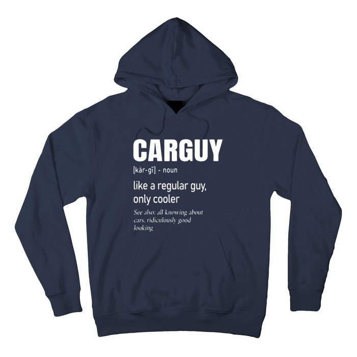 Car Guy Definition Mechanic Auto Racing Men Hoodie