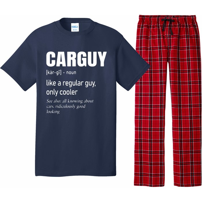 Car Guy Definition Mechanic Auto Racing Men Pajama Set