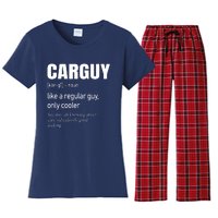 Car Guy Definition Mechanic Auto Racing Men Women's Flannel Pajama Set