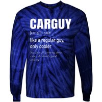 Car Guy Definition Mechanic Auto Racing Men Tie-Dye Long Sleeve Shirt