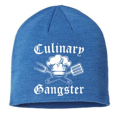 Culinary Gangster Design Funny Chef Cooking Cook Gift Sustainable Beanie