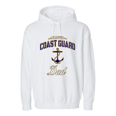 Coast Guard Dad Cute Gift Gift Garment-Dyed Fleece Hoodie