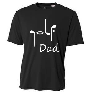 Cute Golf Dad Gift For Dad Golf Clubs Father's Day Cooling Performance Crew T-Shirt