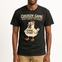 Chicken Game Dont Look At The Chicken Funny Chicken Tall T-Shirt