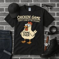 Chicken Game Dont Look At The Chicken Funny Chicken Tall T-Shirt