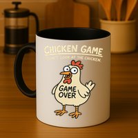 Chicken Game Dont Look At The Chicken Funny Chicken Mug