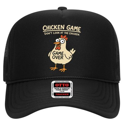Chicken Game Dont Look At The Chicken Funny Chicken Hat