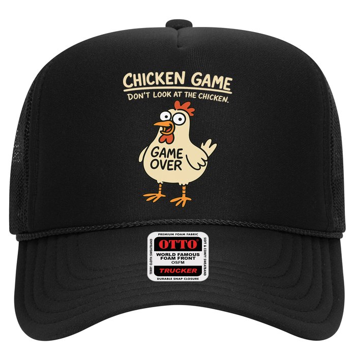 Chicken Game Dont Look At The Chicken Funny Chicken Hat