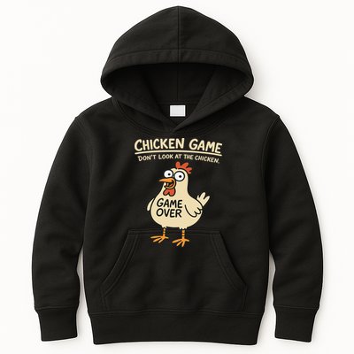 Chicken Game Dont Look At The Chicken Funny Chicken Kids Hoodie