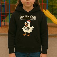 Chicken Game Dont Look At The Chicken Funny Chicken Kids Hoodie