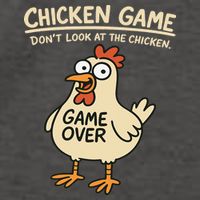 Chicken Game Dont Look At The Chicken Funny Chicken Vector Backpack