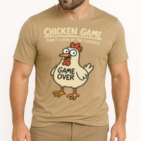 Chicken Game Dont Look At The Chicken Funny Chicken Cooling Performance Crew T-Shirt