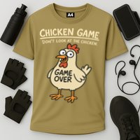 Chicken Game Dont Look At The Chicken Funny Chicken Cooling Performance Crew T-Shirt
