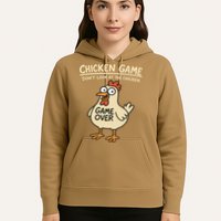Chicken Game Dont Look At The Chicken Funny Chicken Hoodie