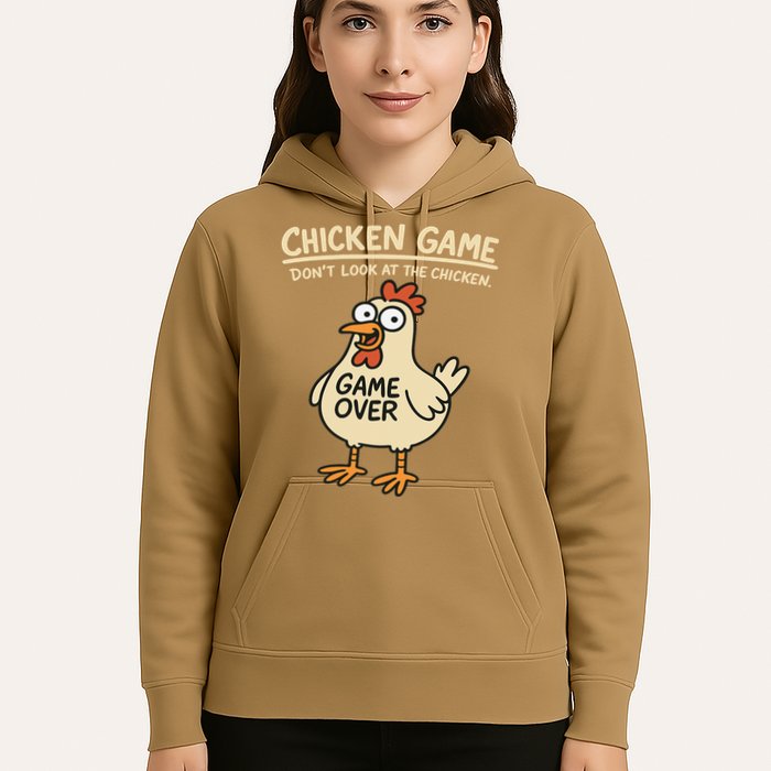 Chicken Game Dont Look At The Chicken Funny Chicken Hoodie