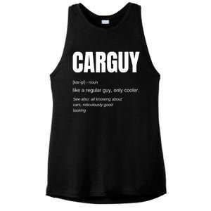 Car Guy Definition Ladies PosiCharge Tri-Blend Wicking Tank