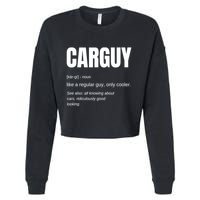Car Guy Definition Cropped Pullover Crew