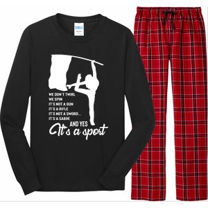 Color Guard Design Band Gift Marching Design Gift Long Sleeve Pajama Set